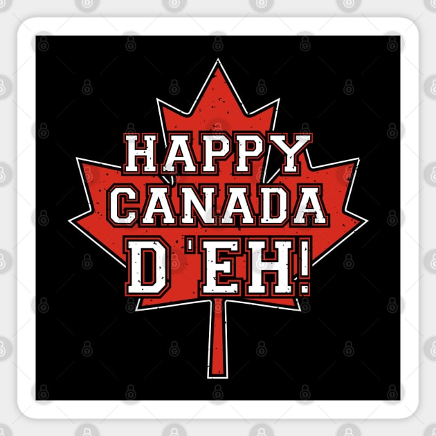 Happy Canada D'eh! Sticker by Roufxis